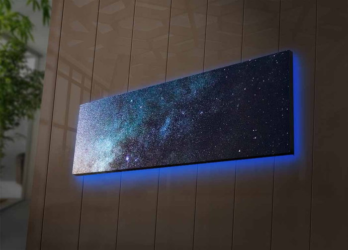 Wallity Lienzo Decorativo Iluminado con LEDs 3090NASA-012 Multicolor 30 x 90 cm Wallity Lienzo Decorativo Iluminado con LEDs 3090NASA-012 Multicolor 30 x 90 cm
